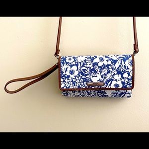 Chaps Floral Crossbody or Wristlet